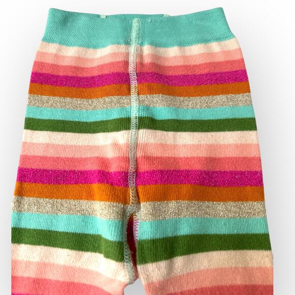 Oilily Organic Cotton Sweatshirt Dress and Striped Tights Size 104 (4T) Blue - Picture 14 of 16